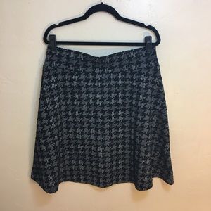 Black and white skirt